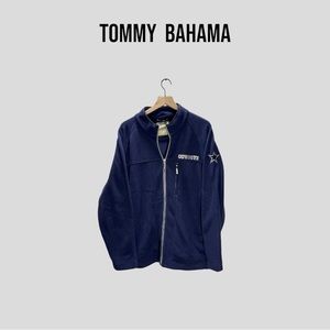 Tommy Bahama Football Dallas Cowboy’s Full Zip Fleece Jacket XXL NFL sweater